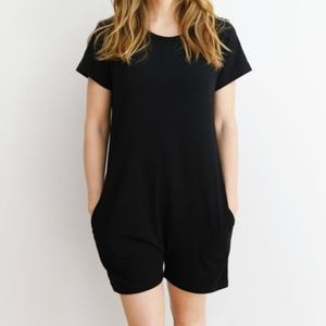 Smash + Tess Sunday Romper in black - Size medium